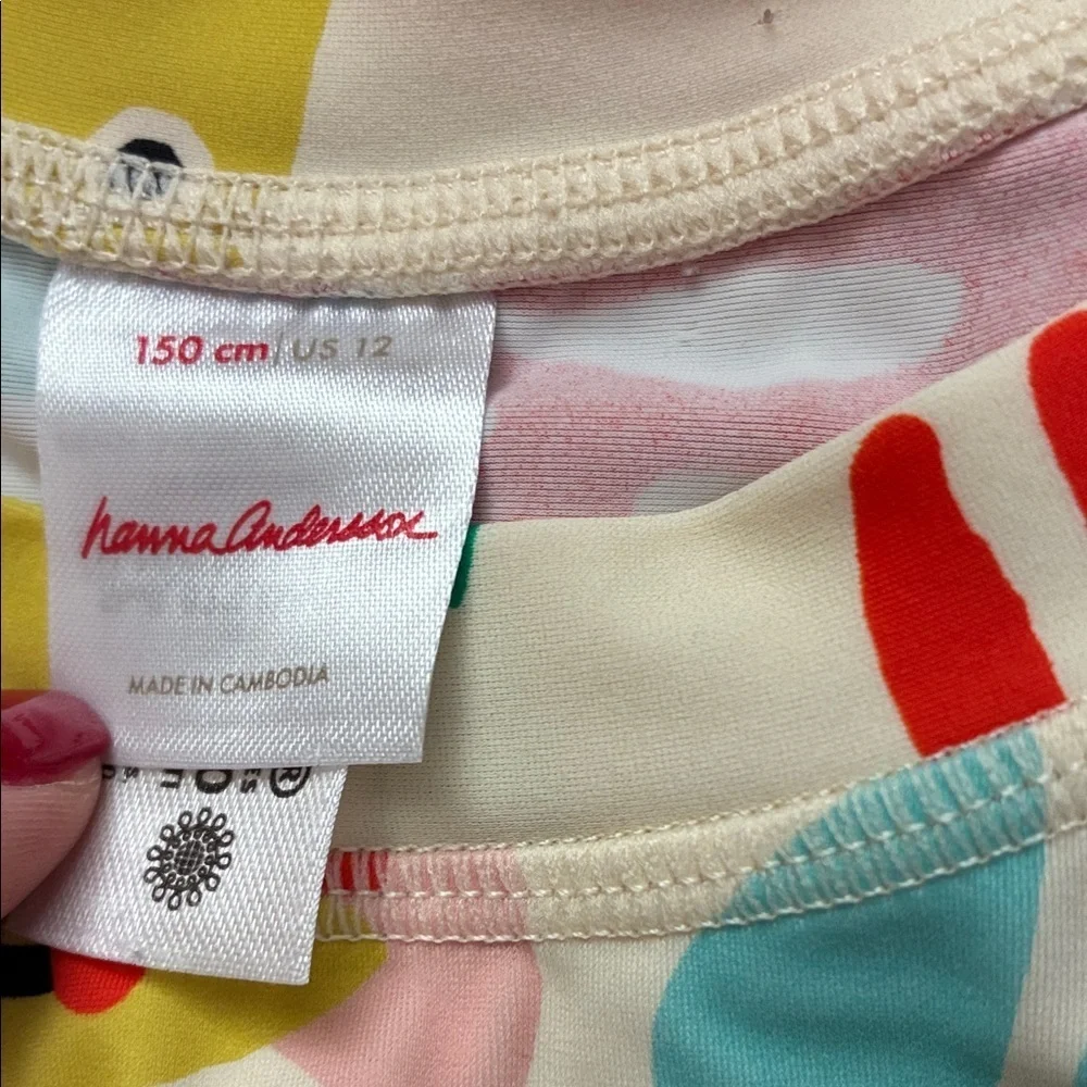 Hanna Andersson Colorful Sea Life Swim Shirt